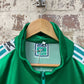 Vintage 1980s 1990s Green Asics tape Logo Track Top Jacket