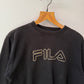 1990s Black Fila Sweatshirt