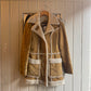 1970s Tan Suede Sheepskin Leathercraft Coat