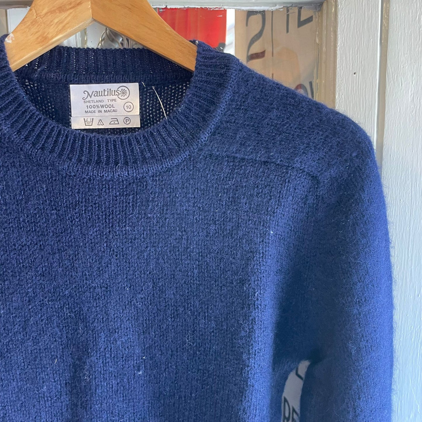 Vintage 70s/80s Navy Knitted Jumper