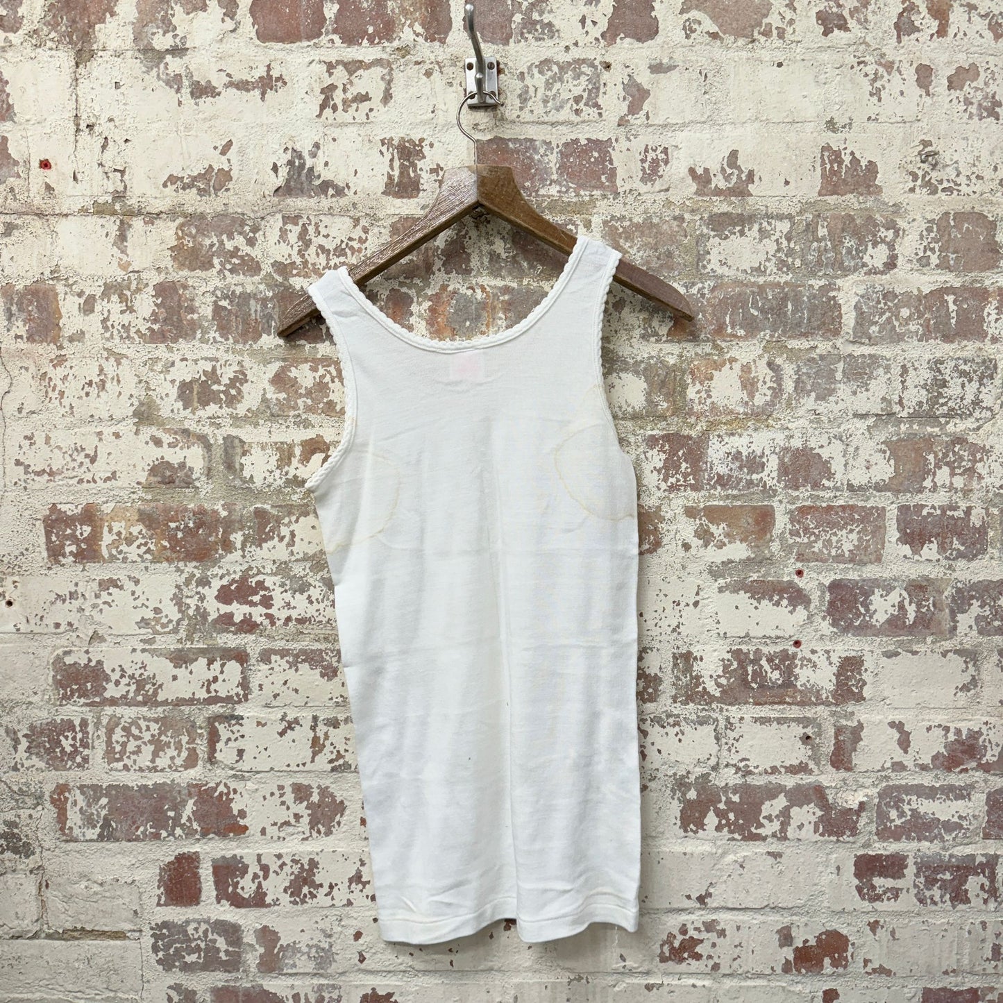 1960s White Vest Top