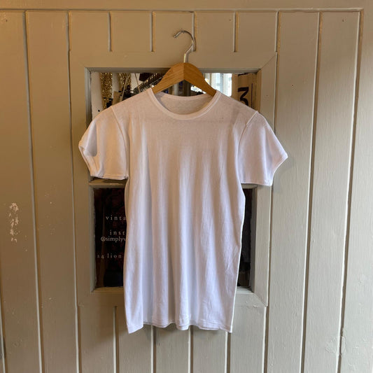 1970s Blank White T-shirt