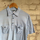 1970s Italian Blue Pocket Polo Shirt