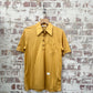 1970s Yellow Italian Button Up Shirt