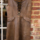 1960s Leather David Conrad Dress