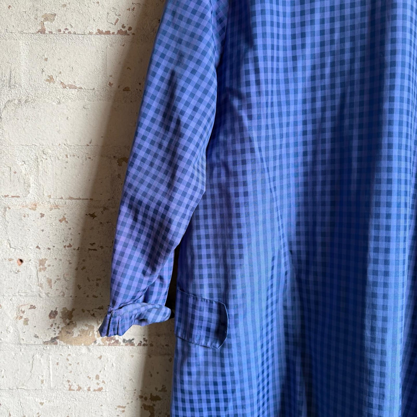1950s Checkered British Work Coat Jacket