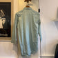 1940s Turquoise British Smock Work Shirt
