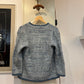 1970s Blue Womens Knitted Cardigan Jumper