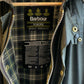 Vintage 1990s Black Barbour Border Wax Jacket