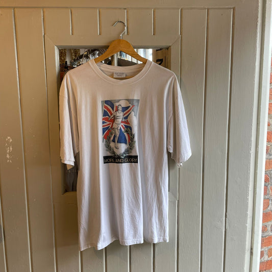 1990s White Hope and Glory Graphic T-shirt