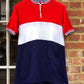 1970s Striped Cycling Shirt Top