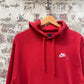 Red Nike Hoodie jumper