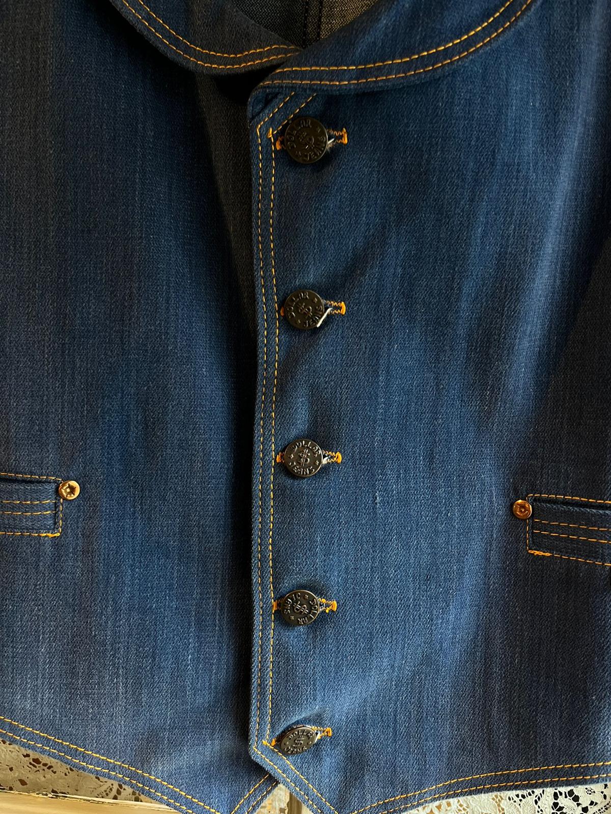 1970s Blue Arizona Denim Waistcoat