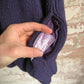 1980s Purple Reversible Cotton Knitted Gilet Jacket