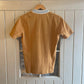 1970s Beige Lace Tie Italian Shirt