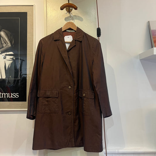 1960s Brown British Mac Jacket