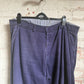 1950s Navy British Workwear Cotton Drill Trousers