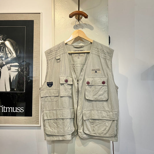 1980s Army Equipment Utility Gilet Vest