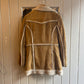 1970s Tan Suede Sheepskin Leathercraft Coat