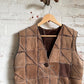 1970s Leather Suede Gilet Jacket