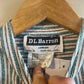 1970s Green Striped Knitted Blouse Shirt