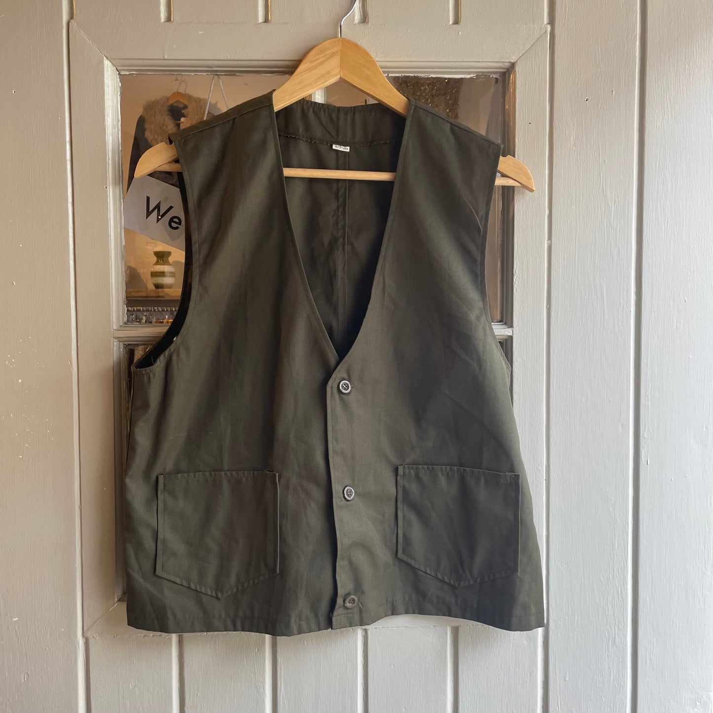 1970s US Military Liner Cotton Vest Jacket