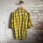 1990s Rave Uncle Sam Checkered Shirt