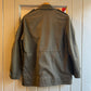 1970s Green French Military Field Jacket Coat
