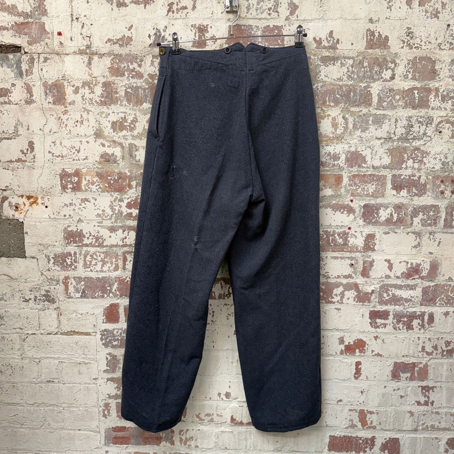 1940s Grey Wool British Military Trousers