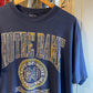1990s Navy Notre Dame Graphic T-Shirt