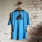 2000s Blue Spain Adidas Blue training top