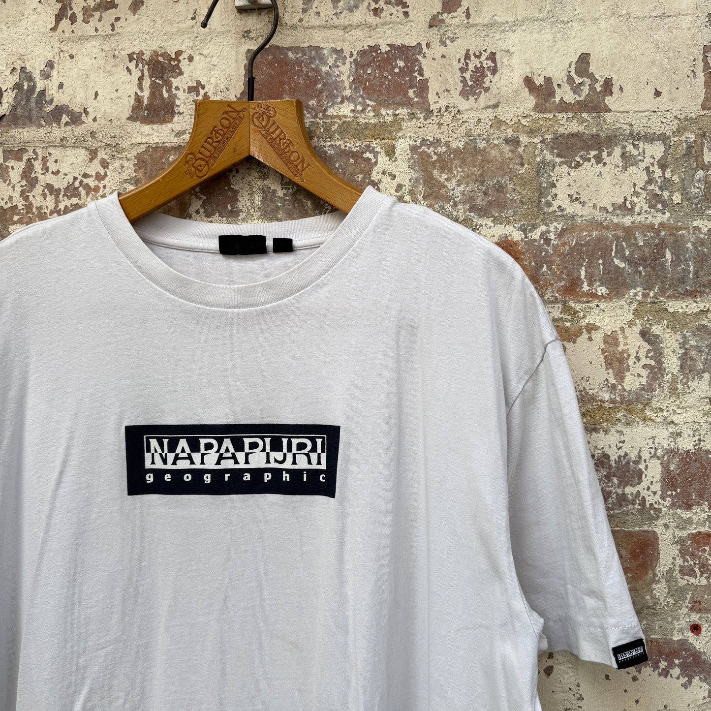 White Napapijri Graphic T-Shirt