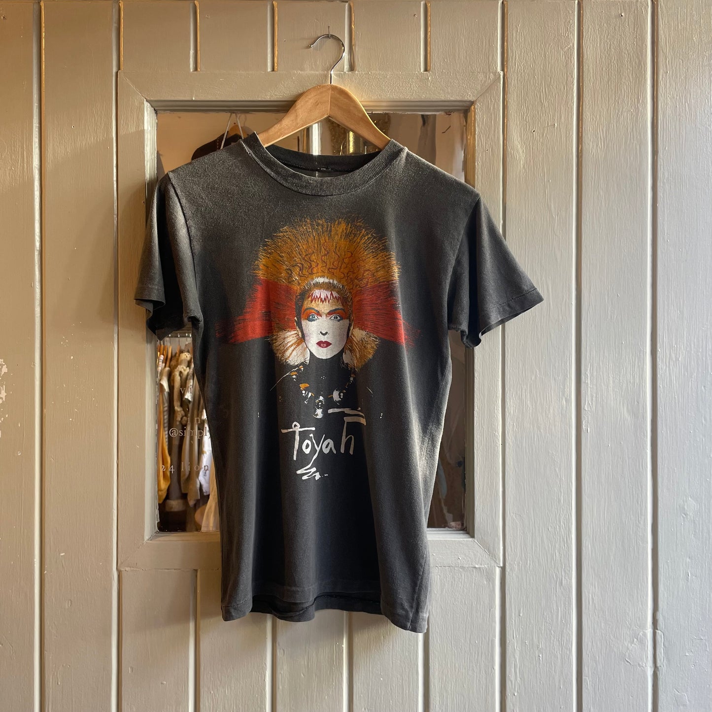 1970s 1980s Black Toyah Graphic T-shirt