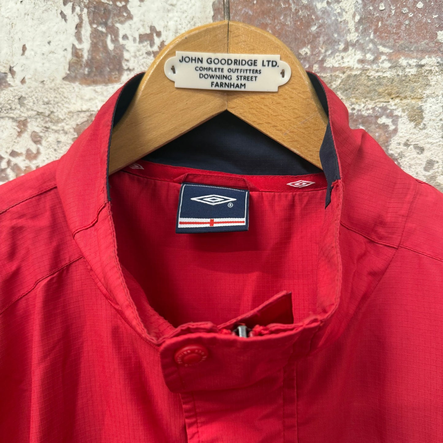 200s Red Umbro England Track Jacket