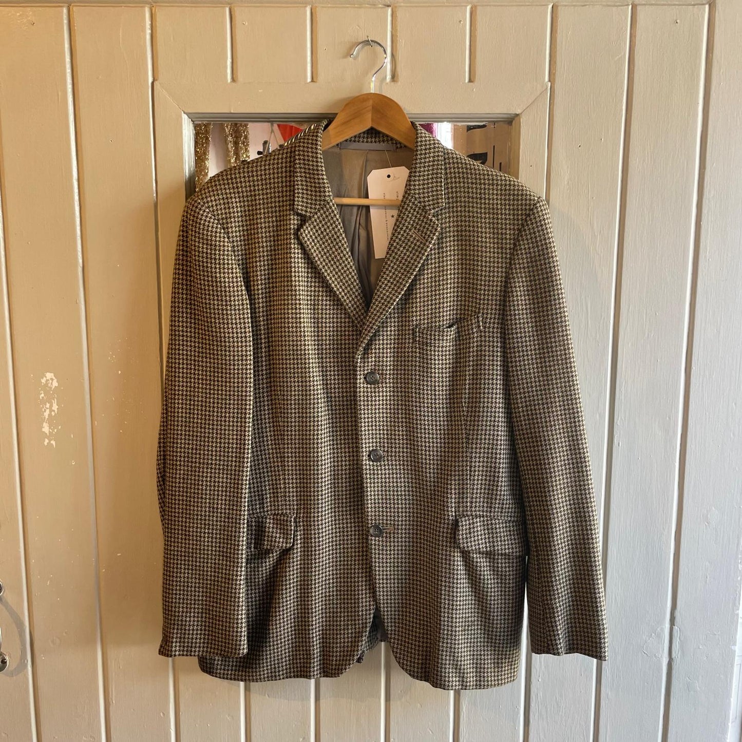 Vintage 60s/70s Burleigh Wool Checkered Blazer Jacket