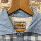 1980s White Checkered Short Sleeve Shirt