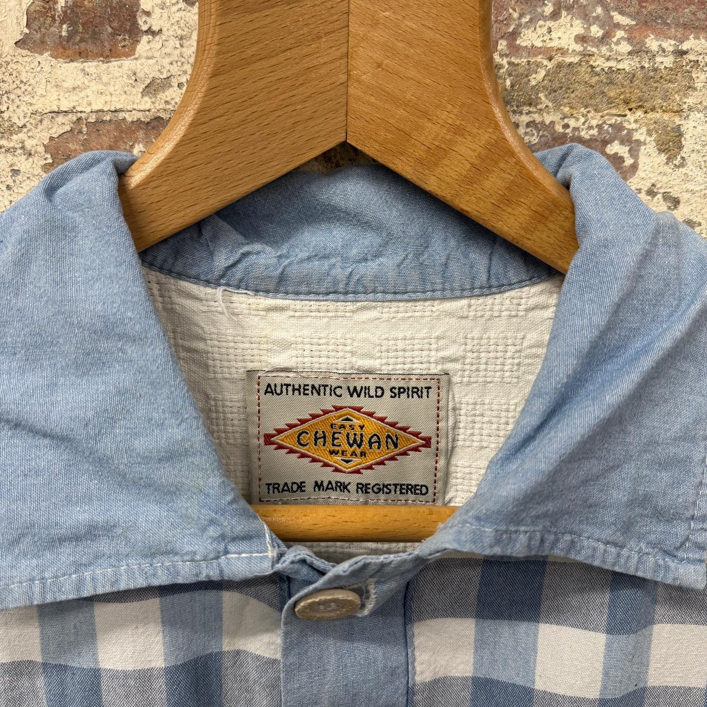 1980s White Checkered Short Sleeve Shirt