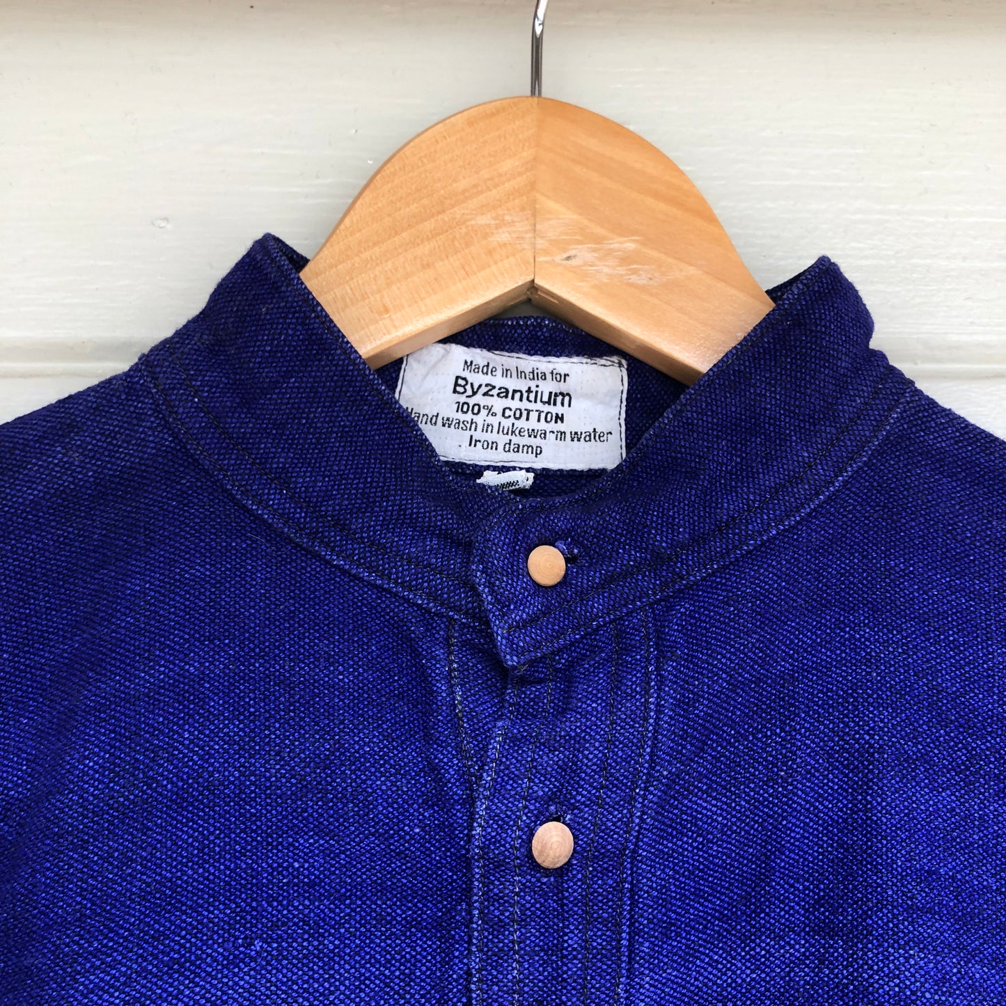 1970s Indian Cotton Gauze Smock Shirt Top