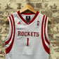 White and Red Adidas NBA Rockets Jersey Vest