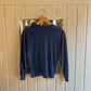 Vintage 60s/70s Navy Bri Nylon British Cardigan Jumper