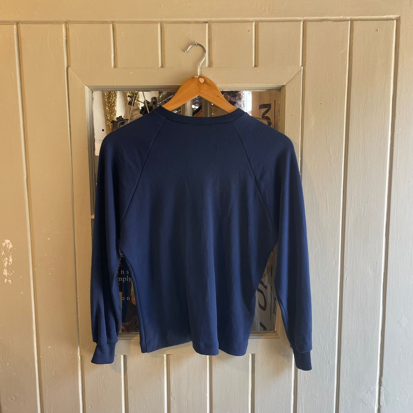 Vintage 60s/70s Navy Bri Nylon British Cardigan Jumper
