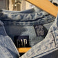 1990s Blue Long Sleeve Denim Button Shirt