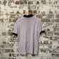 1970s Striped Italian Polo Shirt Top