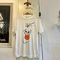 1980s White Graphic Comic Relief T-shirt