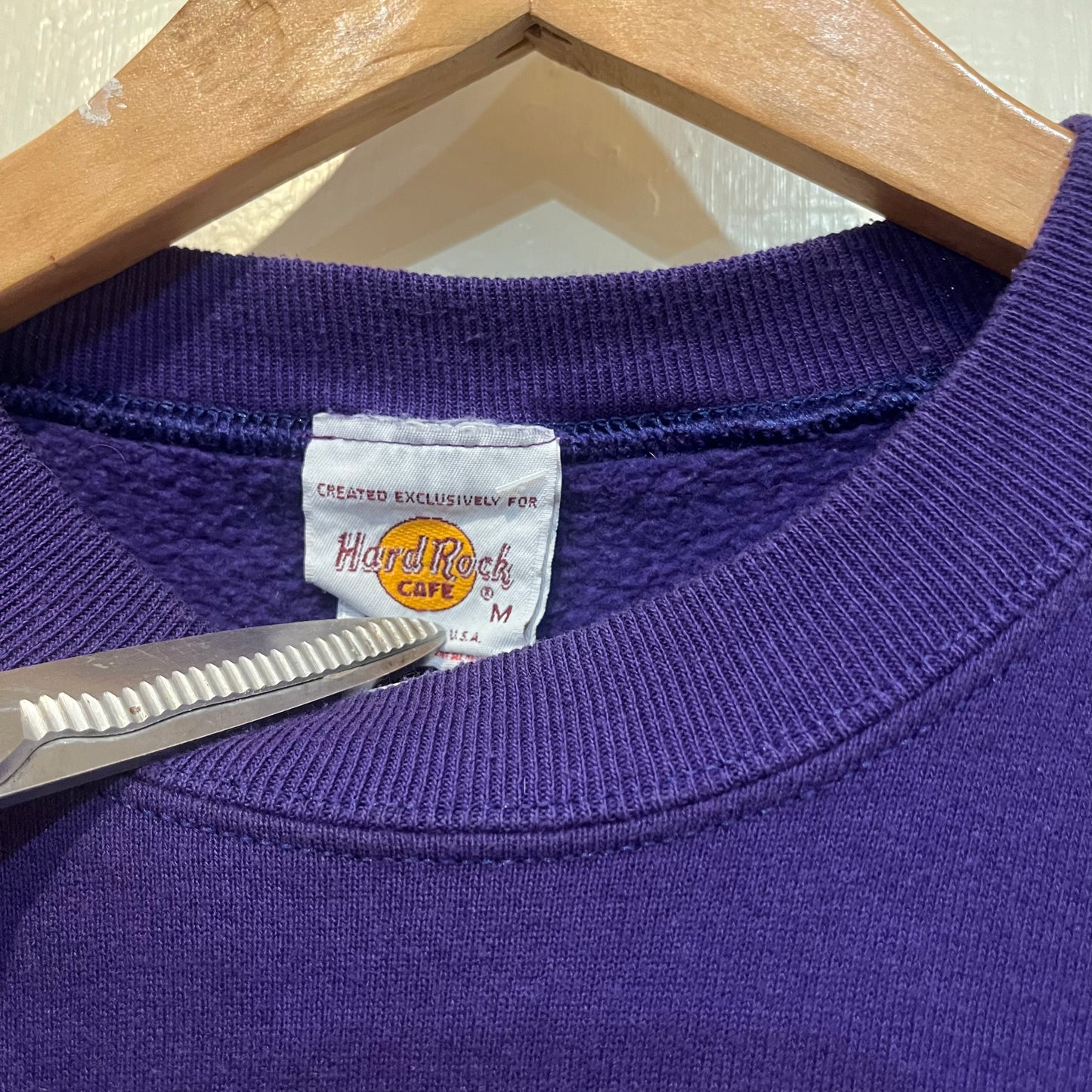 1990s Purple Hard Rock Cafe Maui Sweatshirt