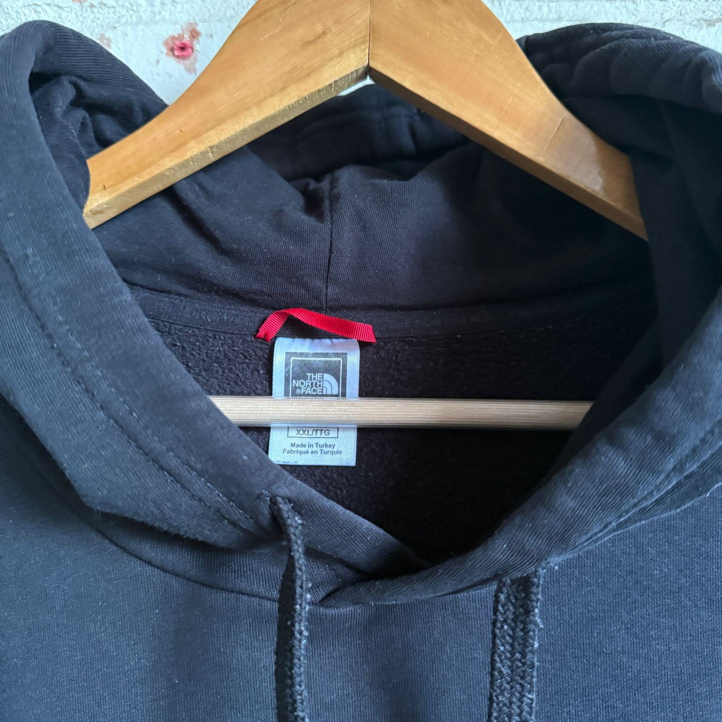 2000s Black TNF Graphic Hoodie Jumper