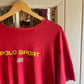 Vintage 90s Red Polo Sport Ralph Lauren Graphic T-shirt