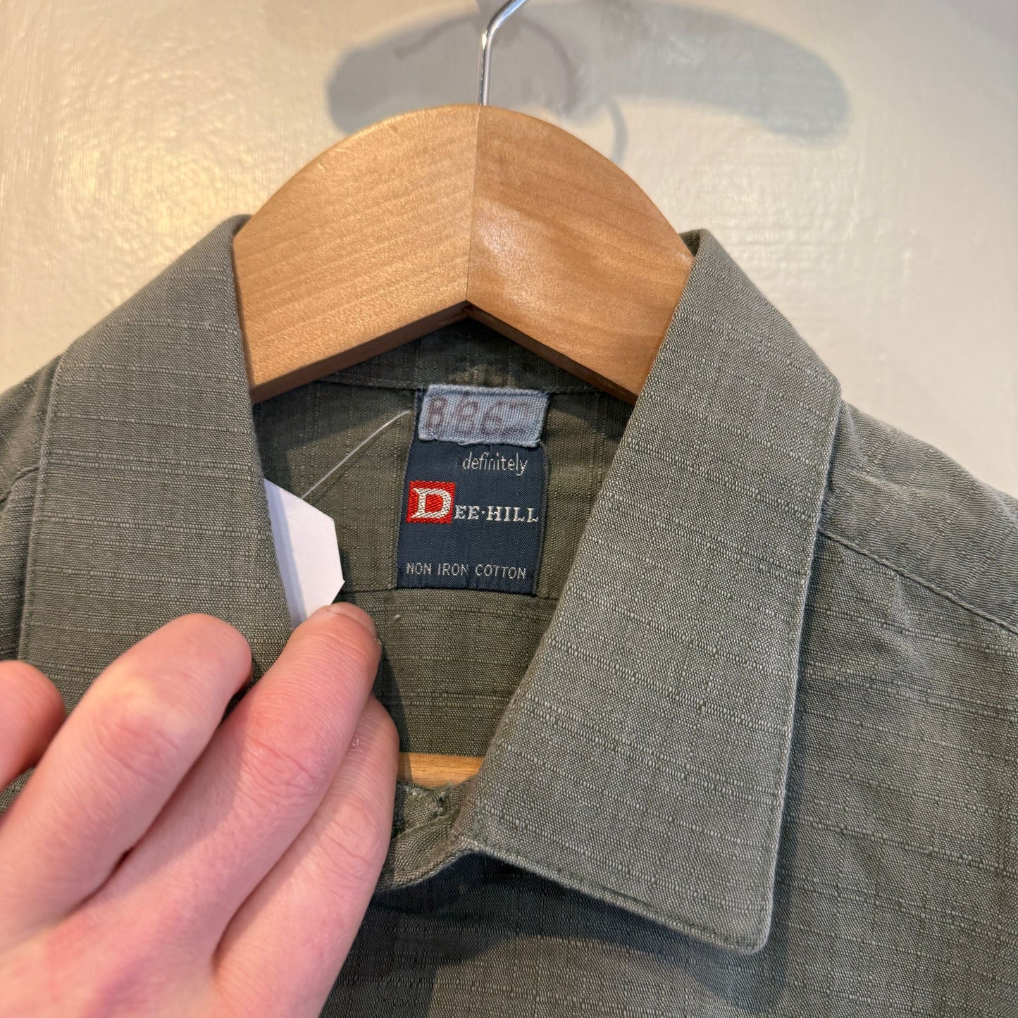 1960s Green British Dee Hill Button Up Shirt