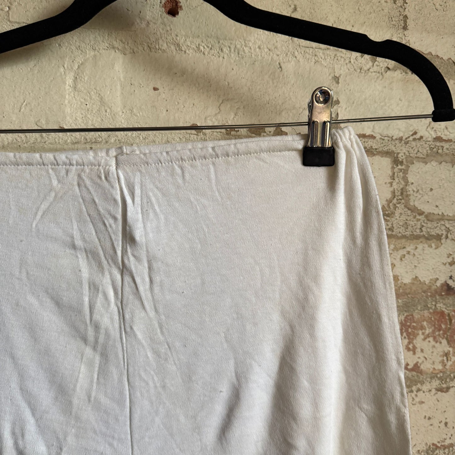 1950s White British Unusual Cotton Shorts
