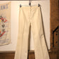 1970’s Cream Cotton Italian Flared Trousers